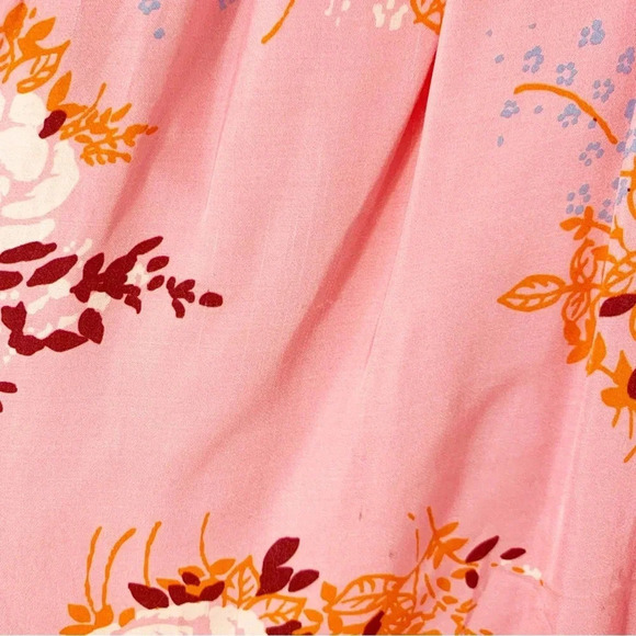 Les Reveries Dress One-Sleeve in Pink Gardenia Matte Satin Size 4 NWT - Picture 5 of 11